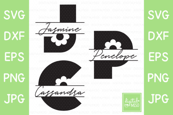 A-Z Floral Block Monogram Bundle for Crafters