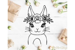 Charming Easter Bunny and Floral Designs