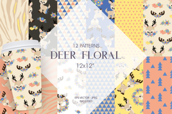 Deer Floral: Merging Natural Motifs with Modern Design and Lifestyle