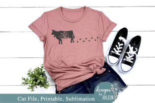 Embrace the Charm of Walking Floral Cow: A Versatile Design for Your Creative Projects