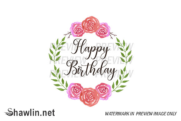 Embracing Artistic Elegance: The Happy Birthday Floral Wreath in Modern Design