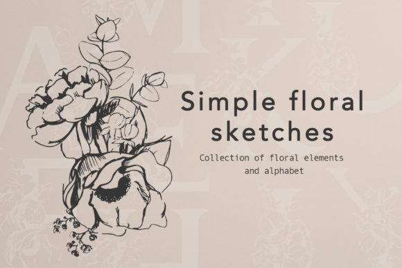 Floral Alphabet Design: Elegant Botanical Typography