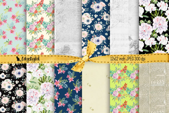 Floral Background Papers Printable: Elevating Your Scrapbooking and Paper Crafts