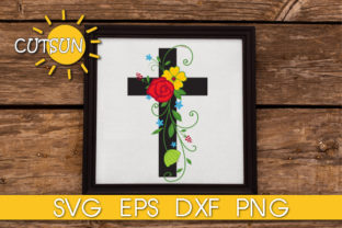 Floral Cross: A Versatile Design for Crafters and Creators