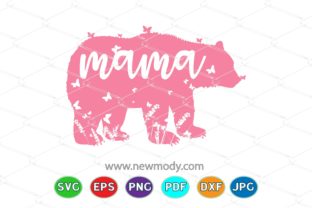 Floral Mama Bear - Butterflies: Crafting Meaningful Mother’s Day Apparel and Gifts