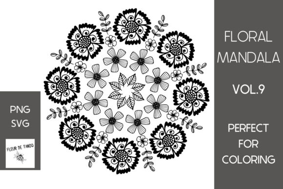 Floral Mandala Vol.9: Versatile Design Assets