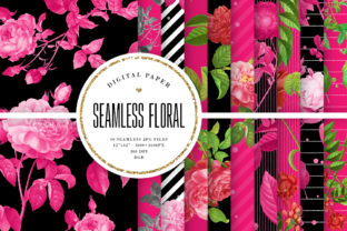 Unlocking Creativity with Black Pink Seamless Floral Patterns: A Modern Design Essential